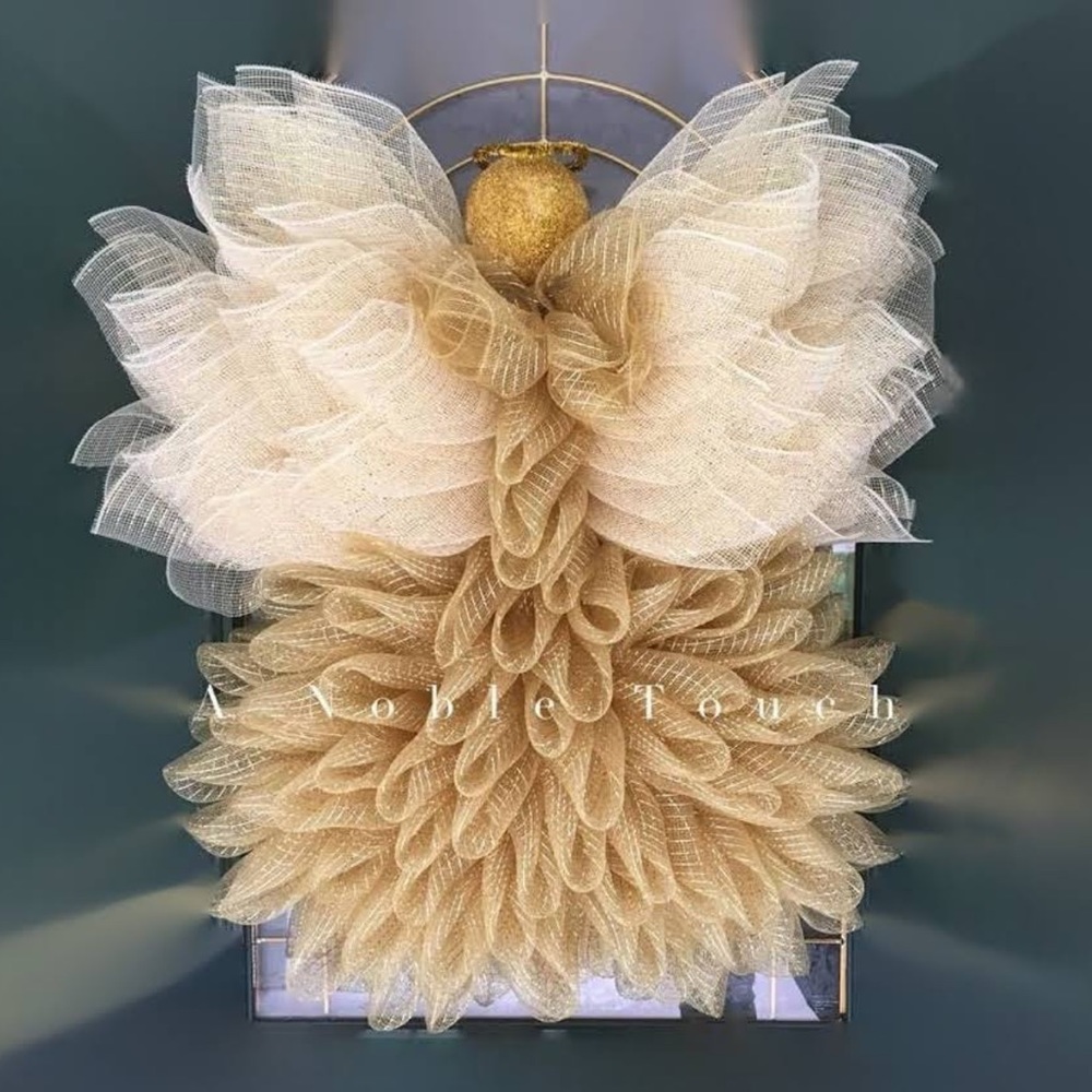 Angel wreath, Christmas wreaths any wreath you want I can make it .